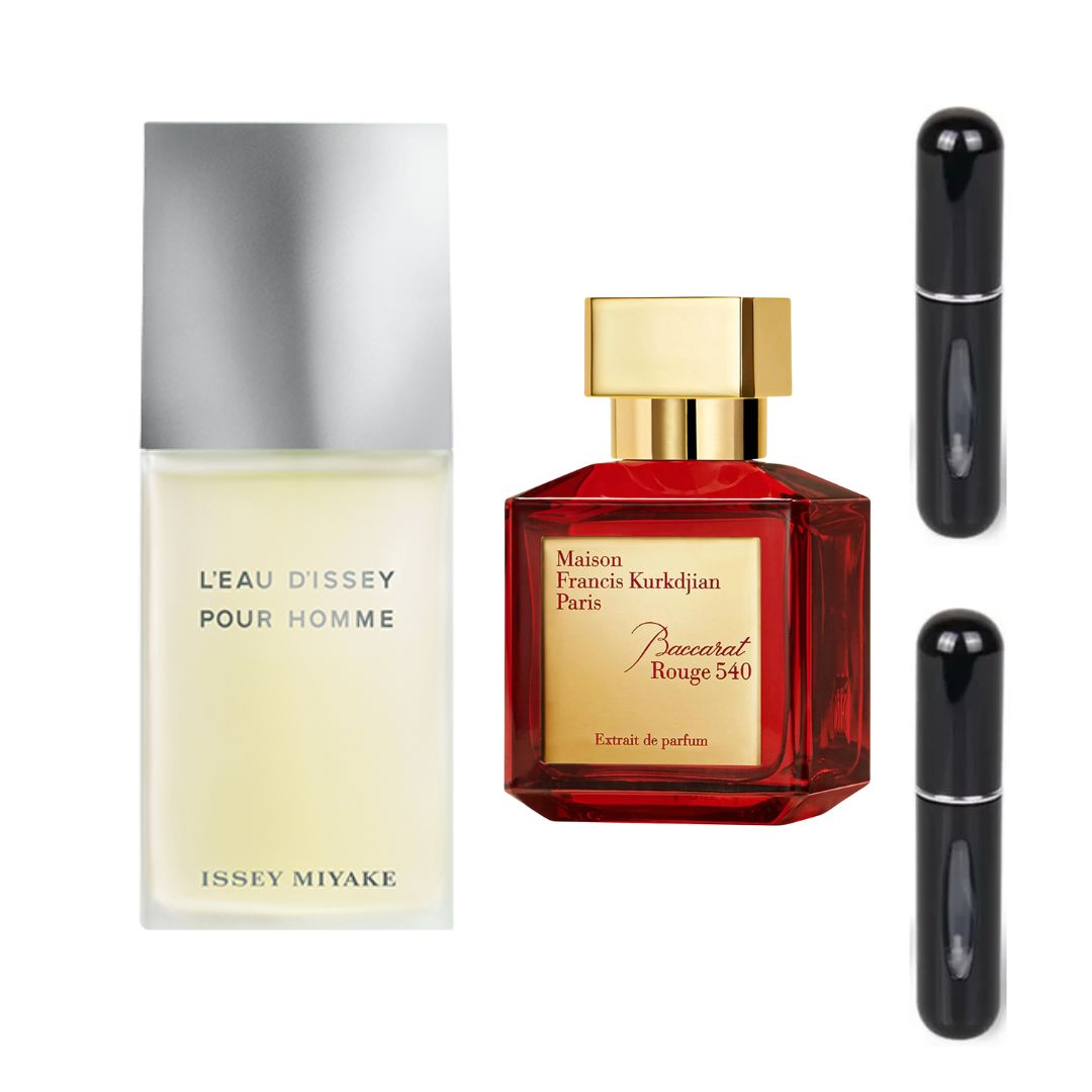 Combo Baccarat Rouge 540 + Issey Miyake Men + 2 Obsequios