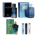 Combo Dior Sauvage + Hawas Ice + Le Beau Le Parfum + 3 Obsequios