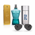 Combo 1 Million + Jean Paul Gaultier Le Male + 212 Men + Gafas Ray-Ban